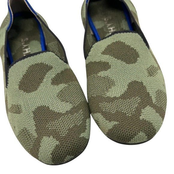 Rothy’s The Loafer Olive Camo Comfort Slip On Flats Women’s 7.5 - Picture 3 of 14